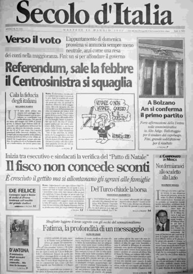 martedì 16 maggio 2000