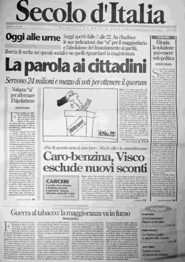 domenica 21 maggio 2000