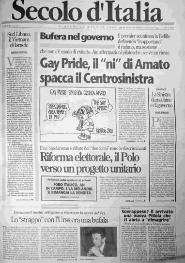 giovedì 25 maggio 2000