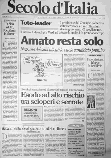 domenica 11 giugno 2000