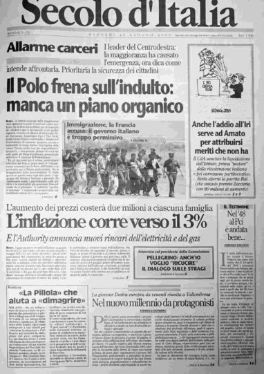 giovedì 29 giugno 2000