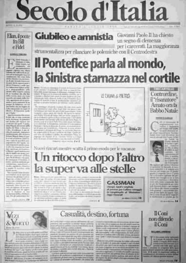 sabato 1 luglio 2000