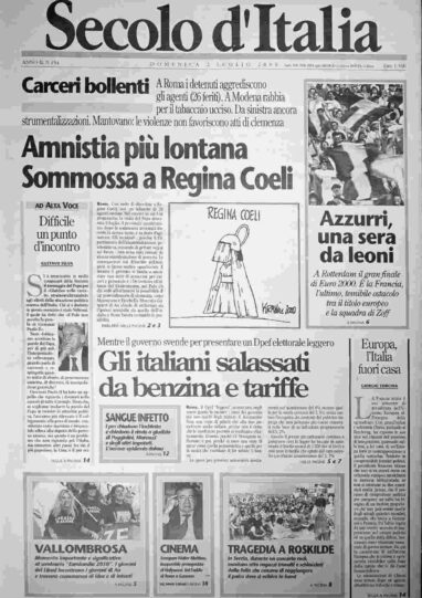 domenica 2 luglio 2000