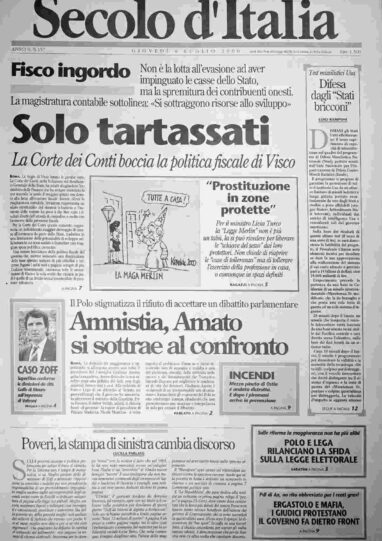 giovedì 6 luglio 2000