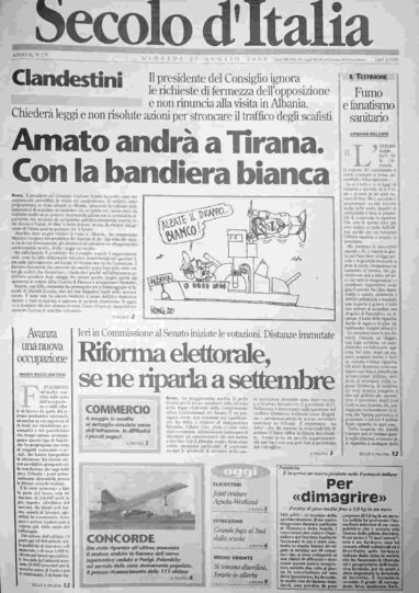 giovedì 27 luglio 2000