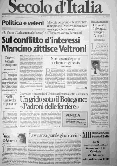 sabato 29 luglio 2000