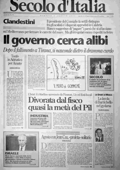 martedì 1 agosto 2000