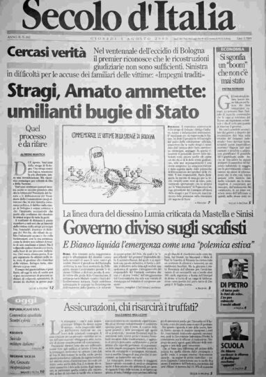giovedì 3 agosto 2000
