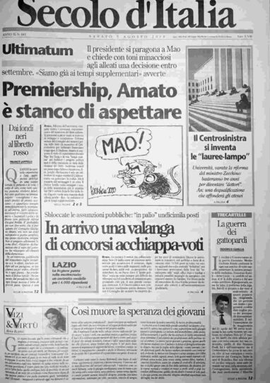 sabato 5 agosto 2000