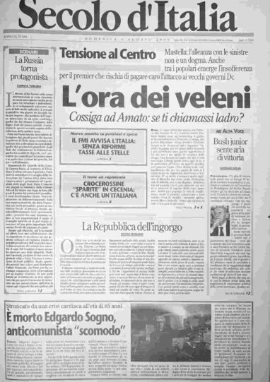 domenica 6 agosto 2000