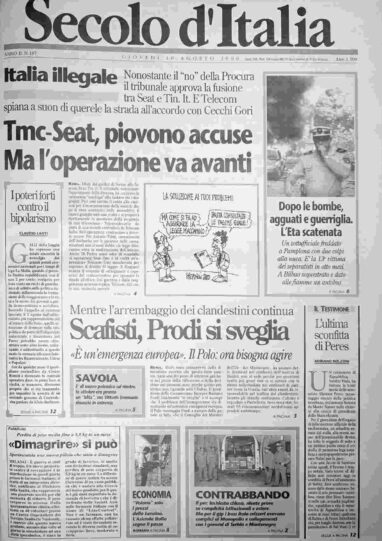 giovedì 10 agosto 2000