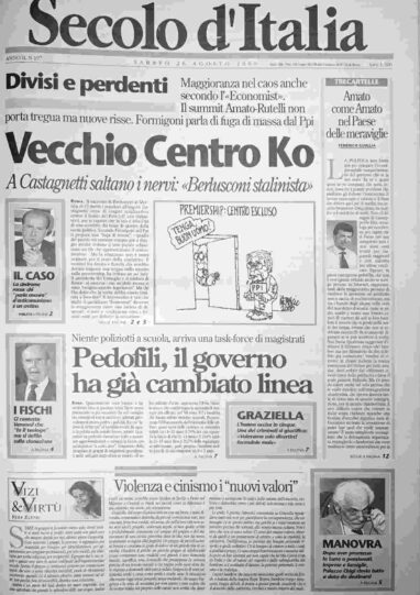 sabato 26 agosto 2000