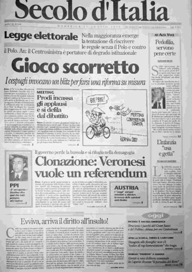 domenica 27 agosto 2000