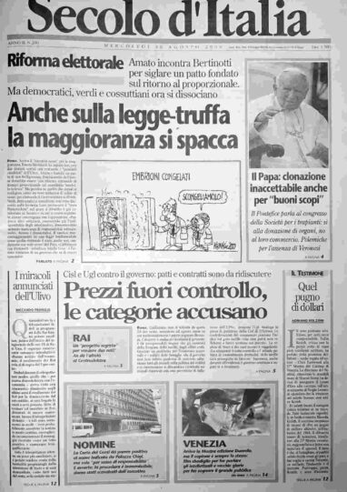 mercoledì 30 agosto 2000