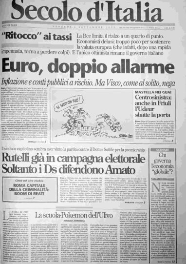 venerdì 1 settembre 2000