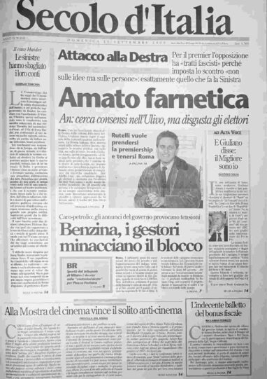 domenica 10 settembre 2000