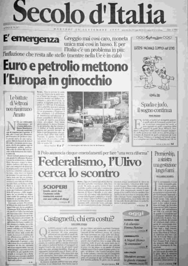martedì 19 settembre 2000