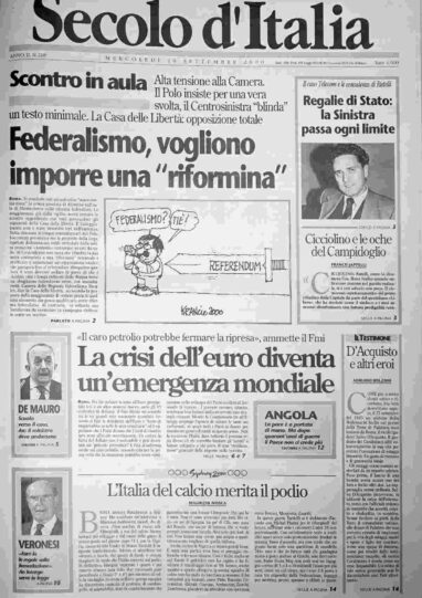 mercoledì 20 settembre 2000