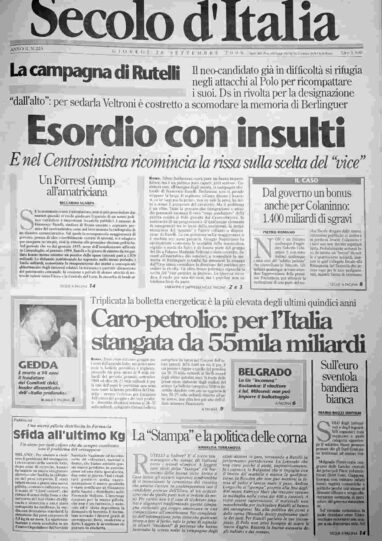 giovedì 28 settembre 2000