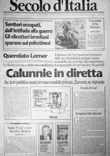 martedì 3 ottobre 2000