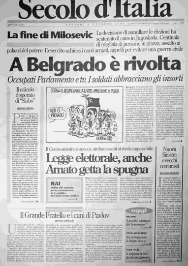 venerdì 6 ottobre 2000