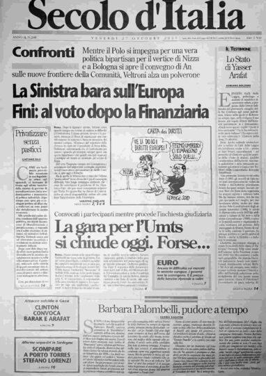 venerdì 27 ottobre 2000