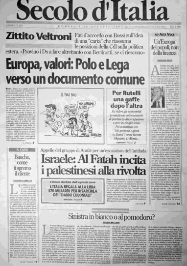 domenica 29 ottobre 2000
