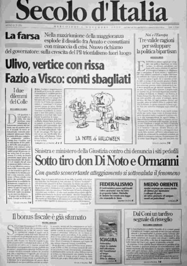 mercoledì 1 novembre 2000