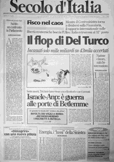 giovedì 2 novembre 2000