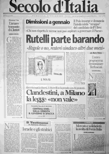 domenica 5 novembre 2000