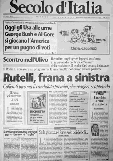 martedì 7 novembre 2000