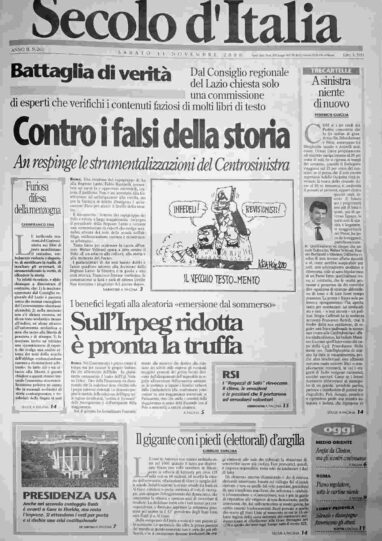 sabato 11 novembre 2000