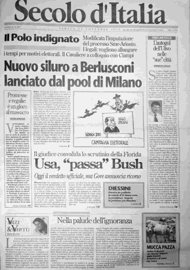sabato 18 novembre 2000