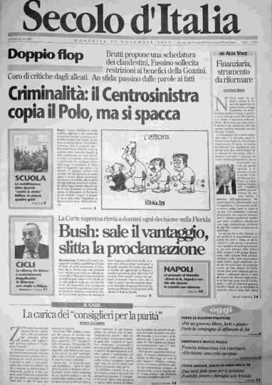 domenica 19 novembre 2000