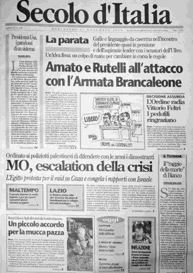 mercoledì 22 novembre 2000