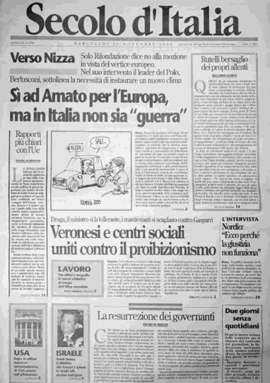 mercoledì 29 novembre 2000