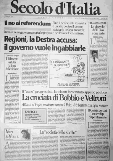 sabato 2 dicembre 2000