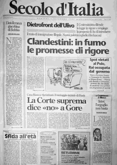 martedì 5 dicembre 2000
