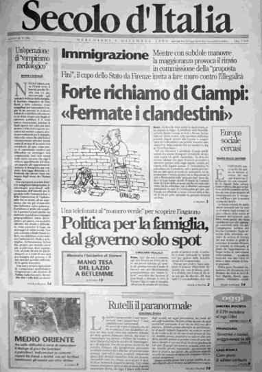 mercoledì 6 dicembre 2000
