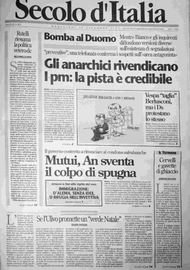 mercoledì 20 dicembre 2000