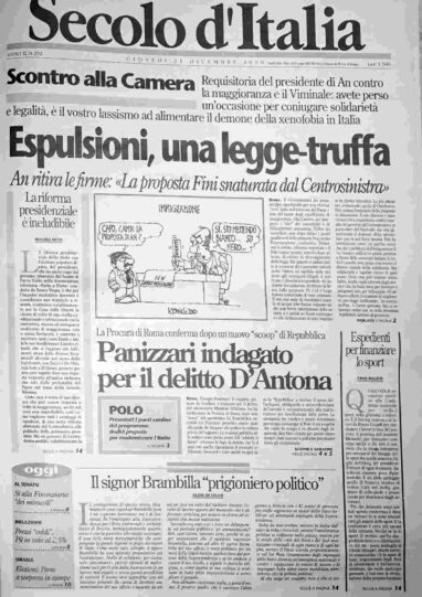 giovedì 21 dicembre 2000