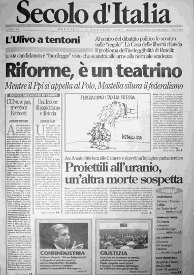 mercoledì 3 gennaio 2001