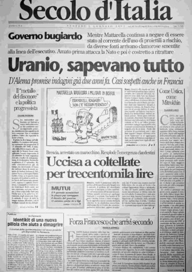 venerdì 5 gennaio 2001