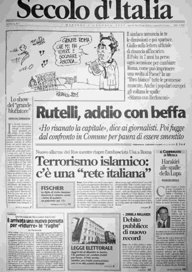 martedì 9 gennaio 2001