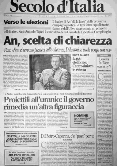 giovedì 11 gennaio 2001