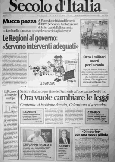 venerdì 19 gennaio 2001