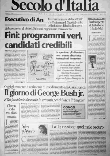 sabato 20 gennaio 2001