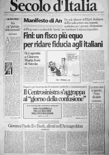 domenica 28 gennaio 2001