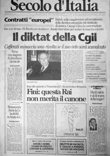martedì 13 febbraio 2001