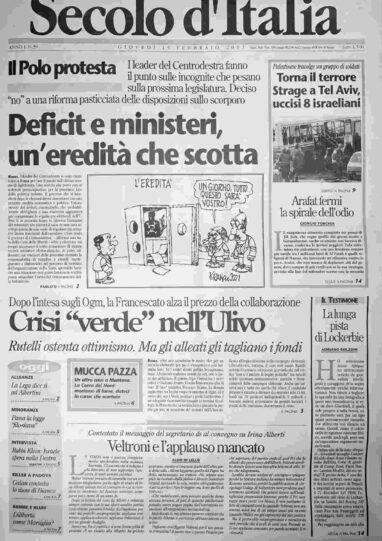 giovedì 15 febbraio 2001